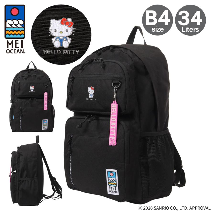 希少　キティ　両刃セニング MEI（メイ） ハローキティ メイオーシャン リュック B4 レディース