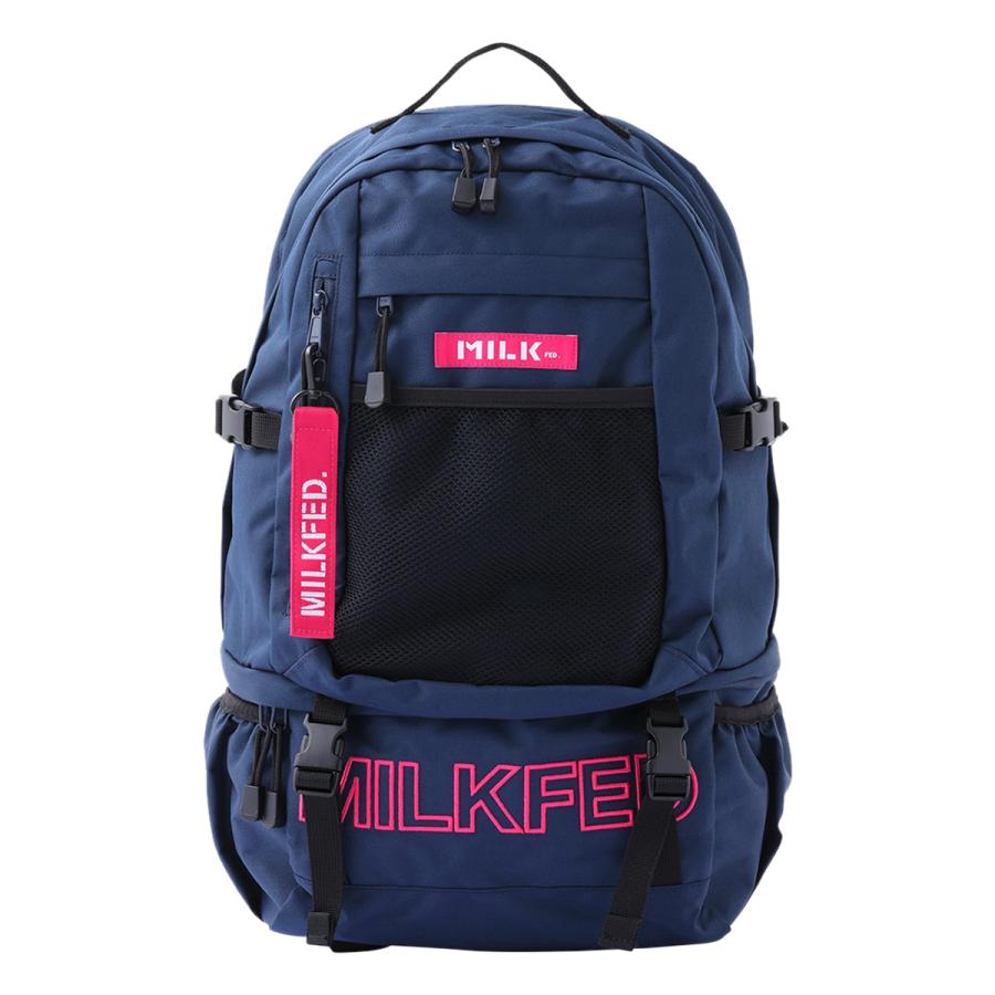 MILKFED. リュック メンズ レディース 03192048 ミルクフェド NEO EMBROIDERY BIG BACKPACK BAR リュックサック バックパック 大容量：｜sacsbar｜05