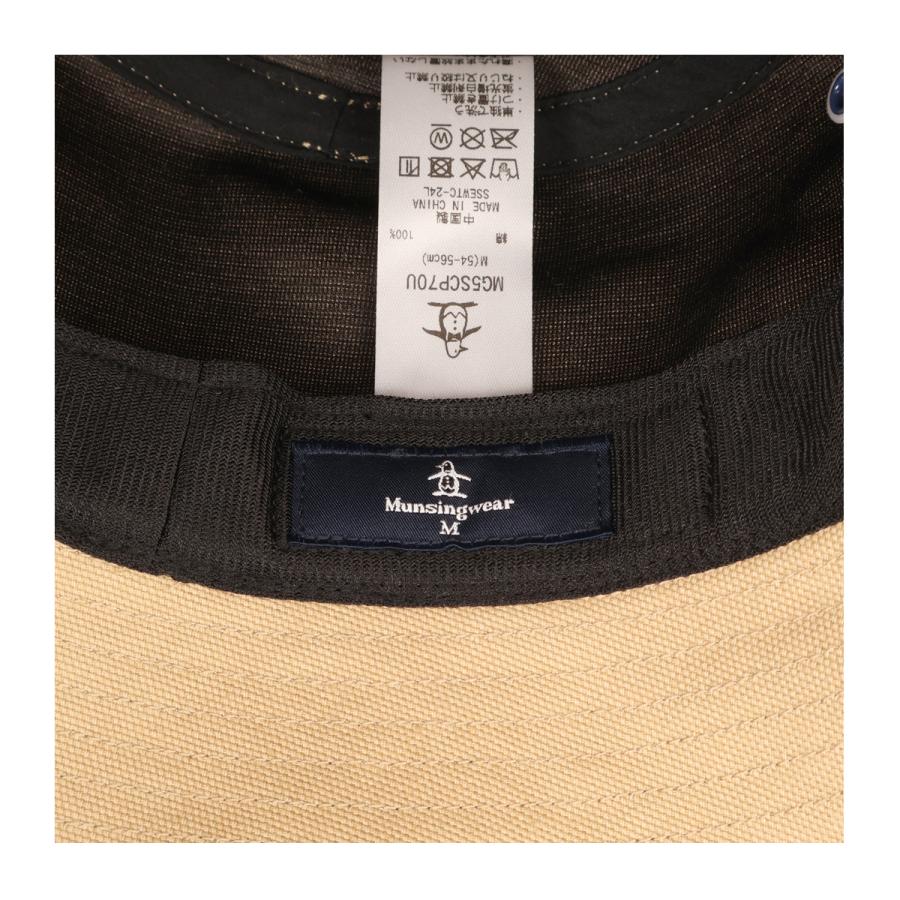 Munsingwear（マンシングウェア） ゴルフ バケットハット 帽子 ロゴ