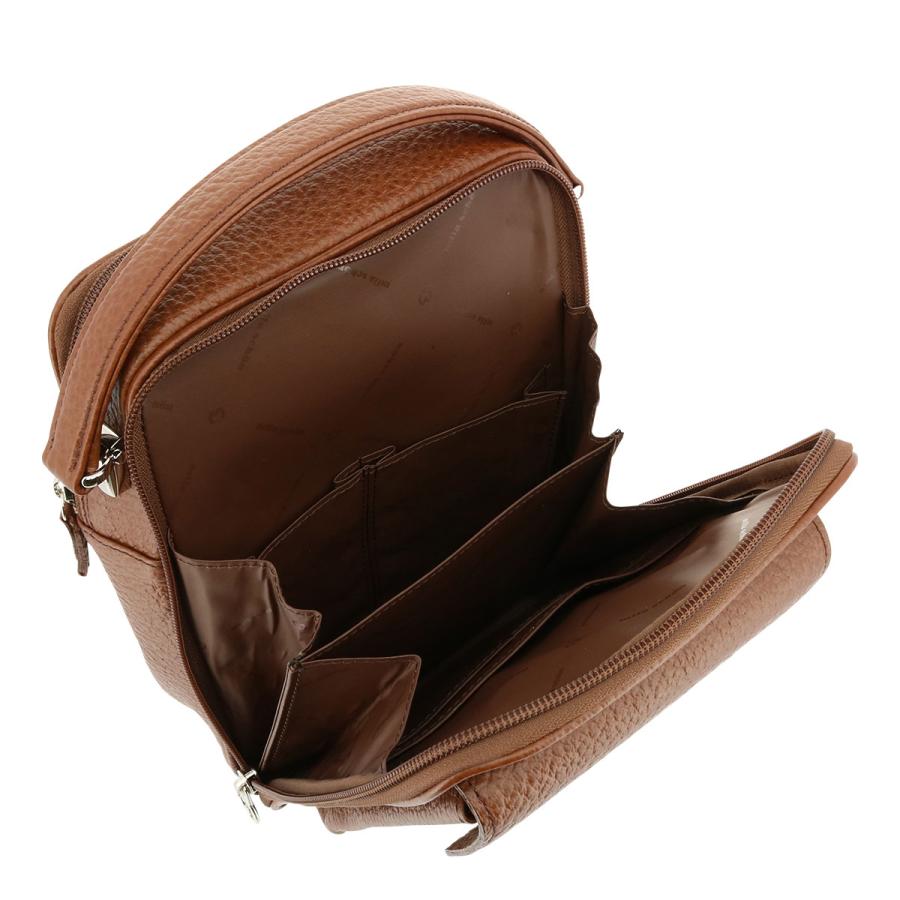 mila schon ミラショーン ショルダーバッグ 斜めがけ 総柄 mila schon】Made in Italy crossbody leather bag（ミラショーン