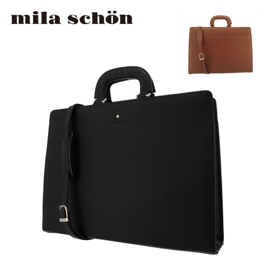 mila schon（ミラショーン） ブリーフケース ネロ 197518 Mila Schon
