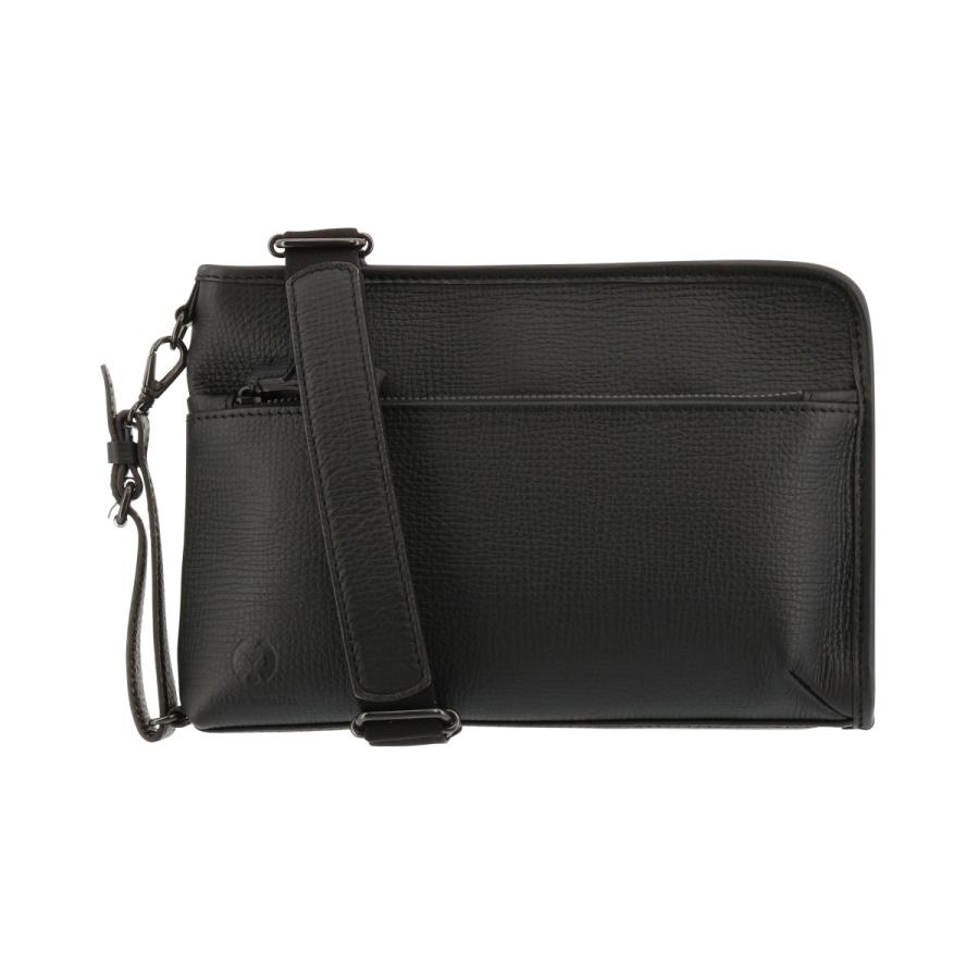 美品mila schon 黒 レザー バッグ 約27cm 美品 ミラショーン レザー フォーマルバッグ ブラック mila