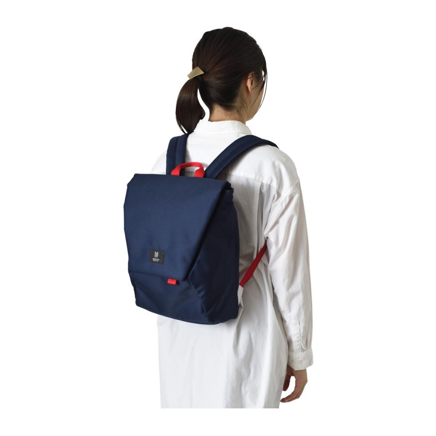 【値下げしました】MILESTOバックパック　ネイビー JALとっておきの逸品｜〔MILESTO〕STLAKTバックパックM ヘザー