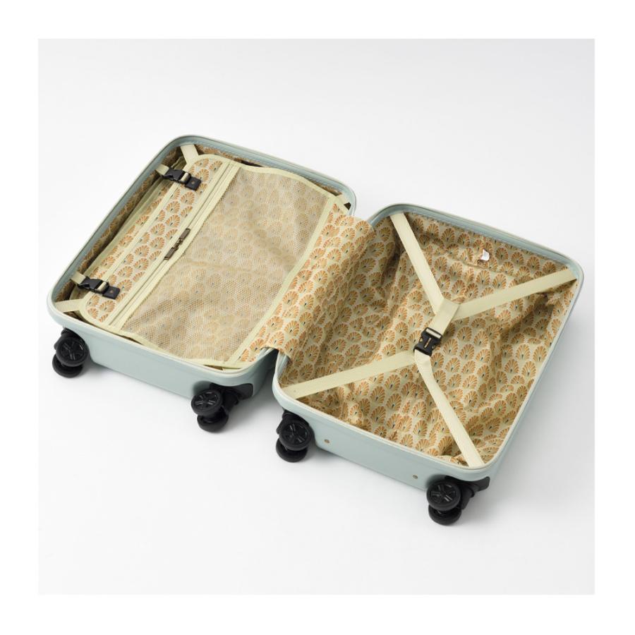 [ミレスト] ハードキャリー ストッパー付　サンドベージュ MLS919-SB MILESTO（ミレスト） スーツケース 34L 48cm 3.6kg フロントオープン