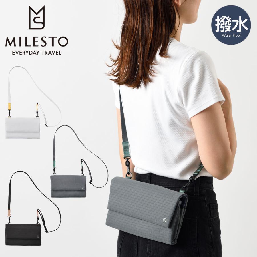 MILESTO ミレスト ショルダーバッグ ヒュッテ サコッシュ 撥水 着脱