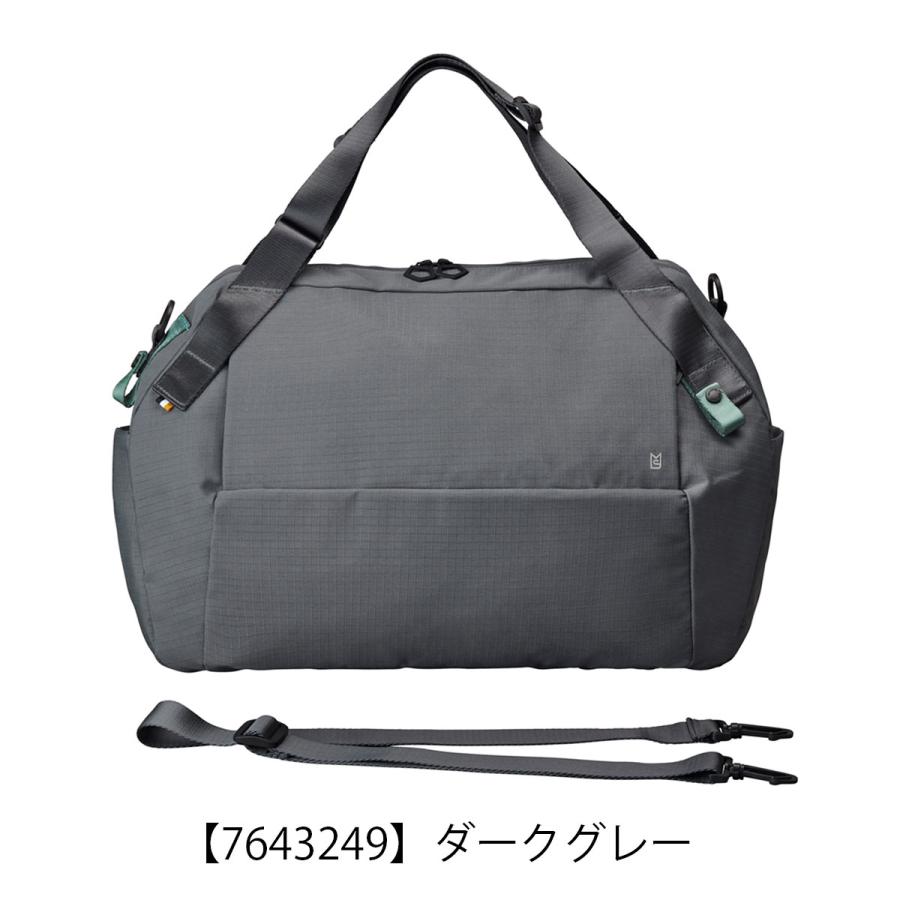MILESTO（ミレスト） ボストンバッグ 35L ヒュッテ 撥水 着脱ポーチ付