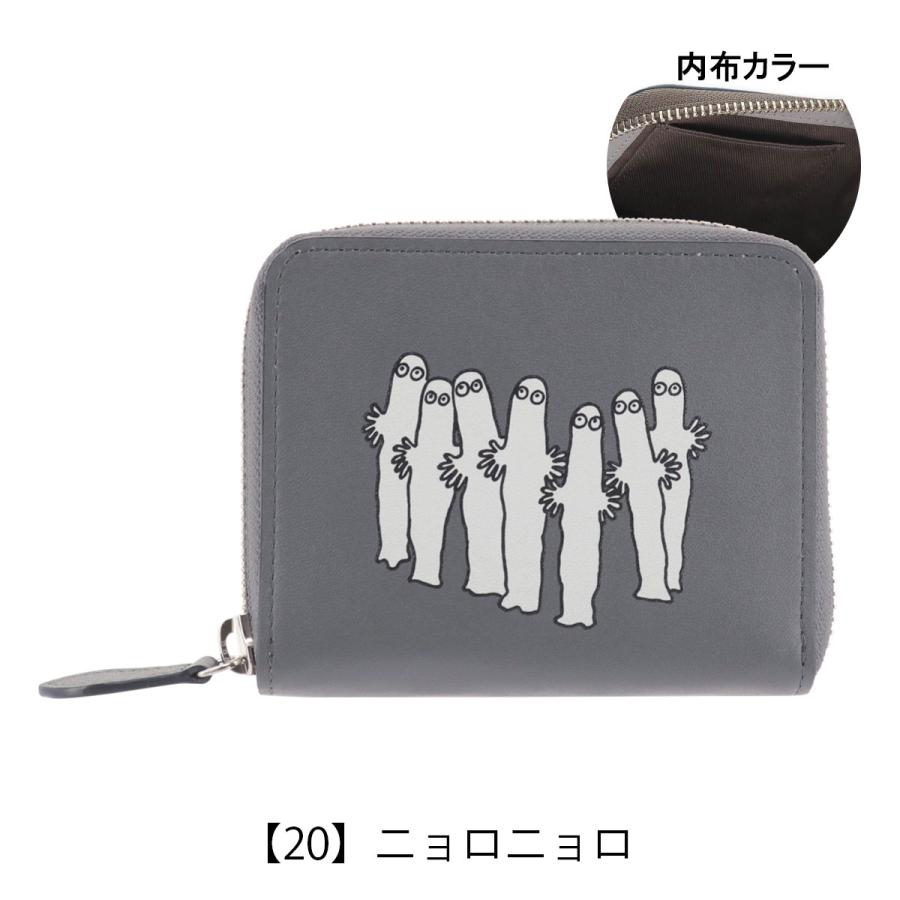 ムーミン ミニ財布 ラウンドファスナー レディース 30005 Moomin 牛革