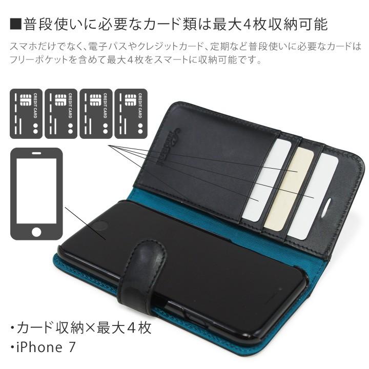 moani モアニ iPhone8 iPhone7 ケース 3374 カモ柄エンボスレザー 