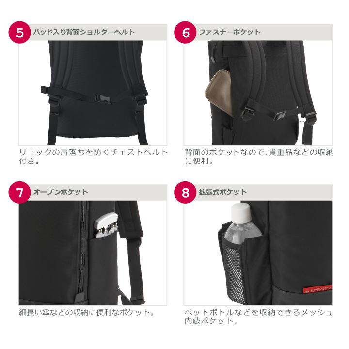 ☆美品☆ マンハッタンパッセージ　デイバック　A4可　バックパック　リュック MANHATTAN PASSAGE（マンハッタンパッセージ） リュック A4 7016