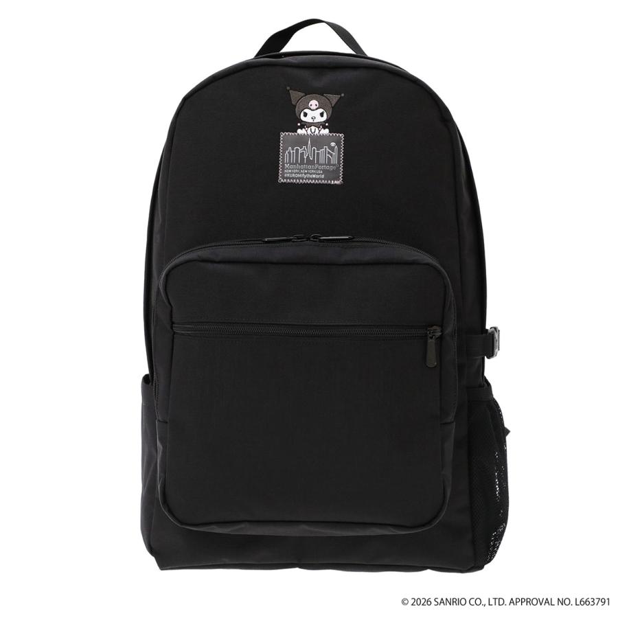 マンハッタンポーテージ リュック A4 25L クロミ サンリオ レディース MP2236-500KRM manhattanportage Kuromi 刺繍 キャラクターの画像