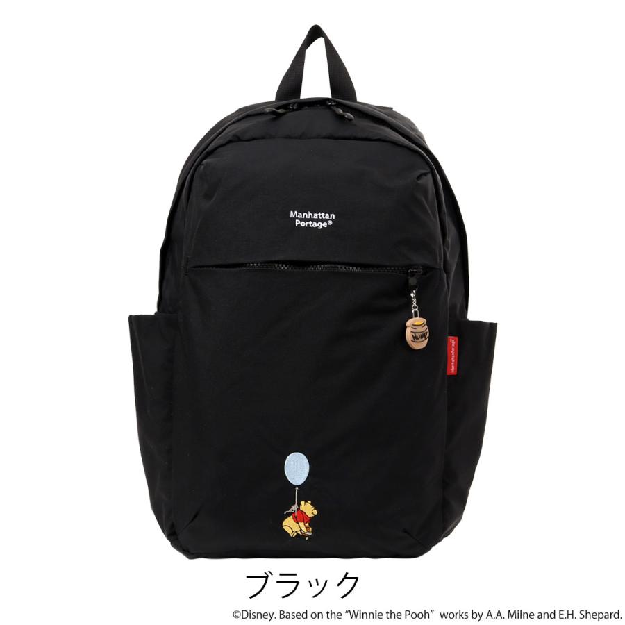 マンハッタンポーテージ くまのプーさん コラボ POOH プーさん リュックサック A4 13インチ 15L メンズ レディース MP2286BPTSPH25 Manhattan Portageの画像