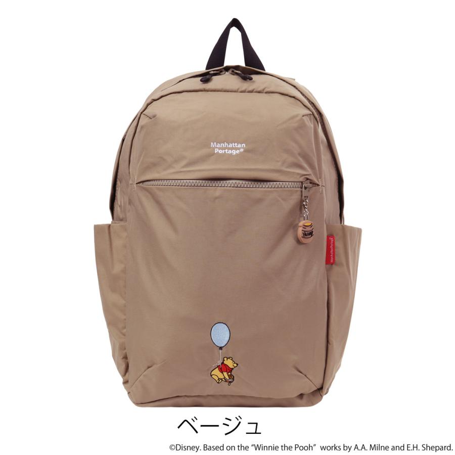 マンハッタンポーテージ くまのプーさん コラボ POOH プーさん リュックサック A4 13インチ 15L メンズ レディース MP2286BPTSPH25 Manhattan Portageの画像