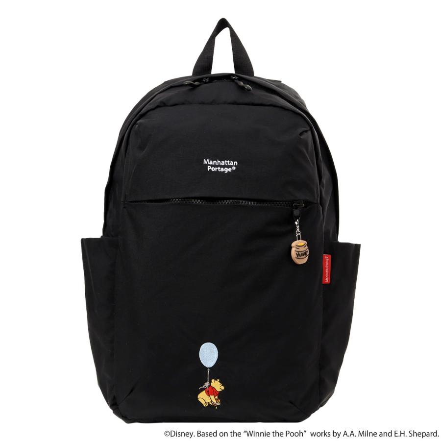 マンハッタンポーテージ くまのプーさん コラボ POOH プーさん リュックサック A4 13インチ 15L メンズ レディース MP2286BPTSPH25 Manhattan Portageの画像