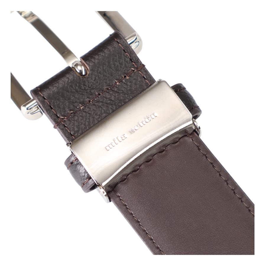 mila schon（ミラショーン） ベルト 牛革 本革 レザー 日本製 メンズ