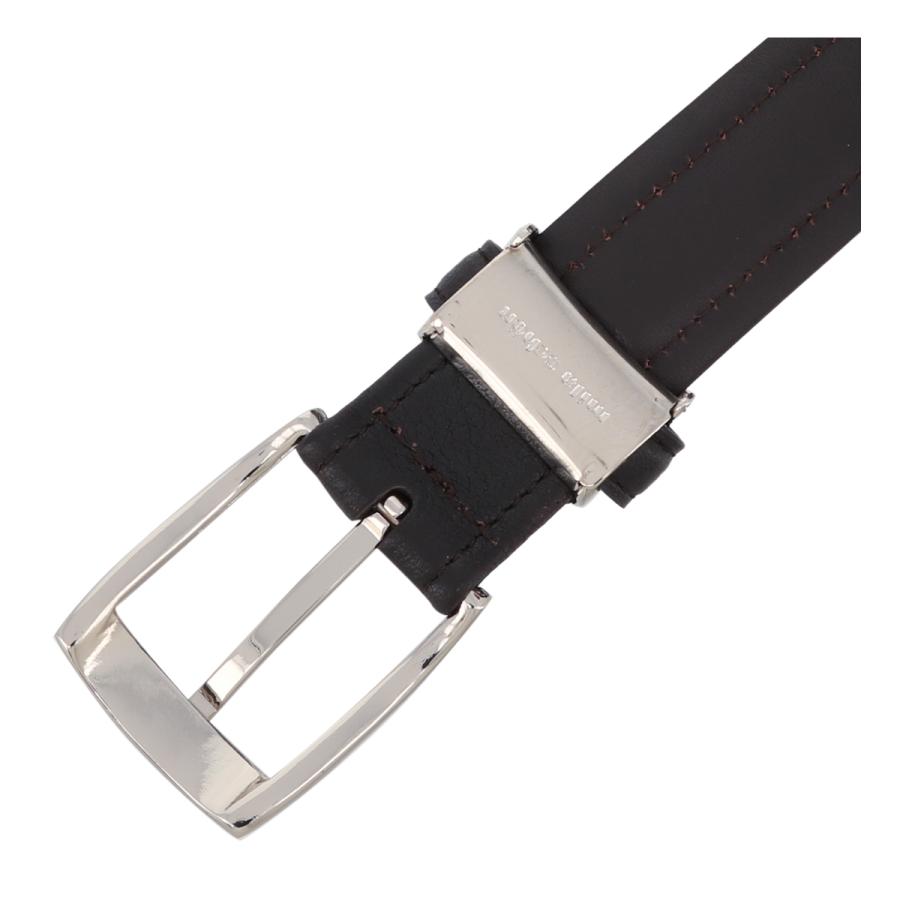 新品未使用品　ミラショーン　レザーローファー　ベルトデザイン　黒×金　サイズ6 新品未使用品 ミラショーン レザーローファー ベルトデザイン 黒