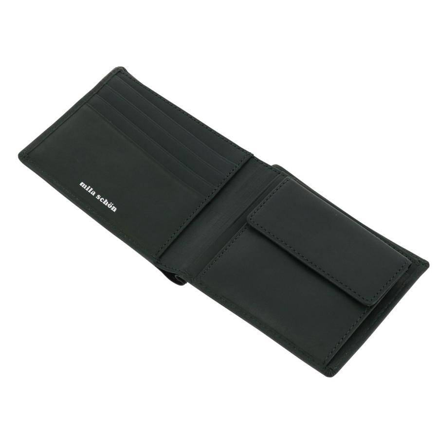 mila schon（ミラショーン） 二つ折り財布 カーフレザー CALF LEATHER