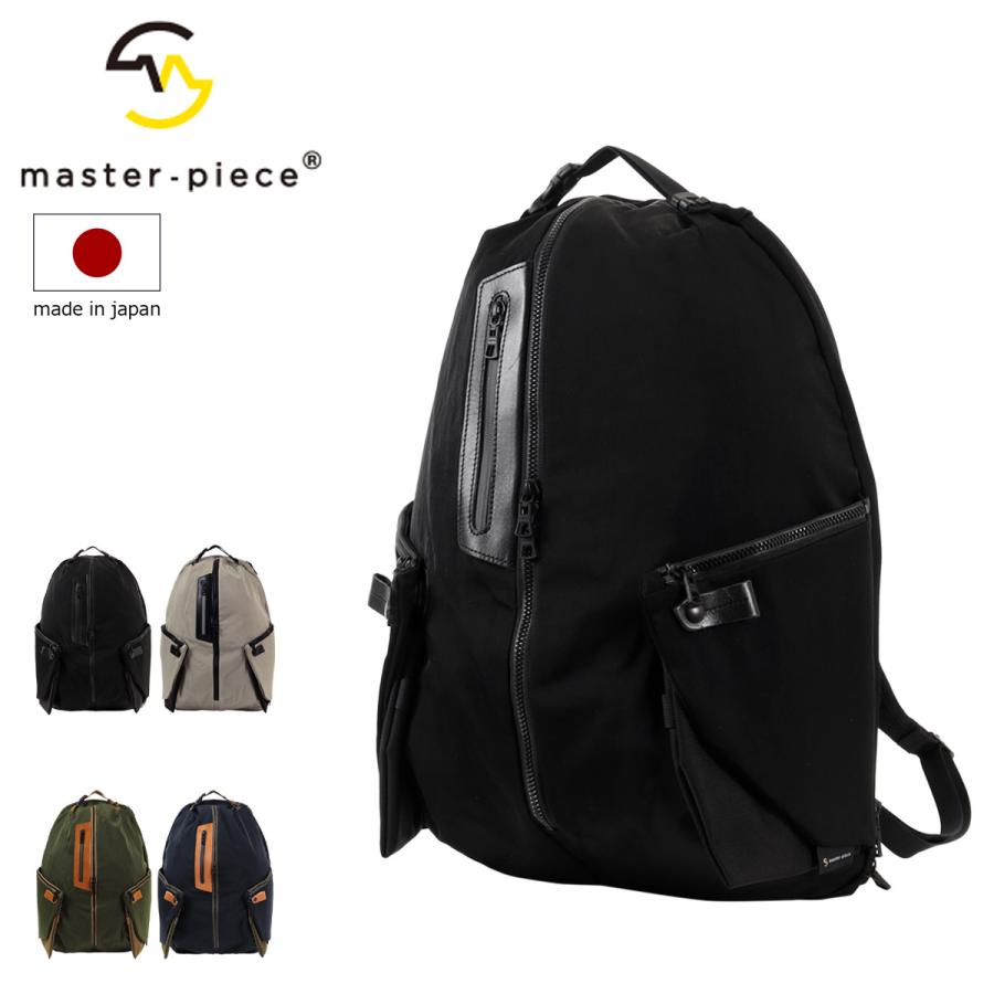 masterpiece リュック 黒　MSPC 傷の心配をなくす特殊高耐久生地採用！ マスターピースの黒