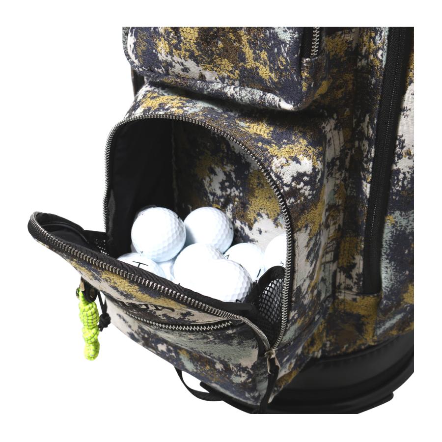 マニウノ ゴルフ キャディバッグ カート型 9分割 9.5型 46インチ対応