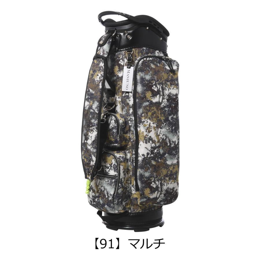 マニウノ ゴルフ キャディバッグ カート型 9分割 9.5型 46インチ対応