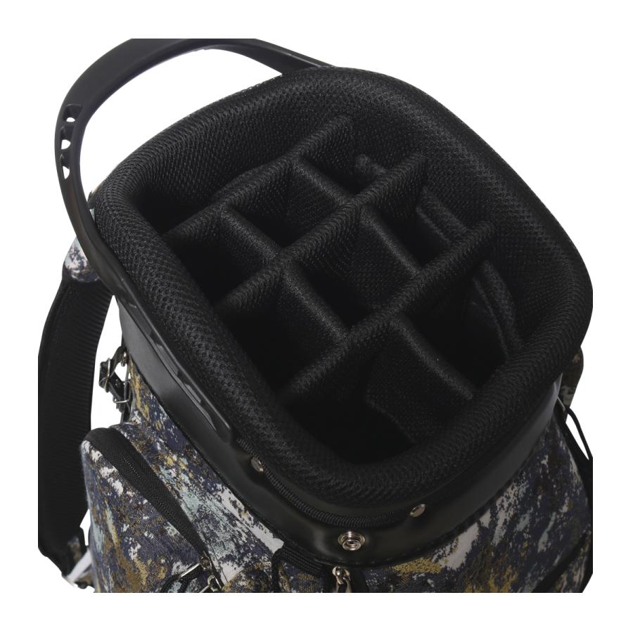 マニウノ ゴルフ キャディバッグ カート型 9分割 9.5型 46インチ対応