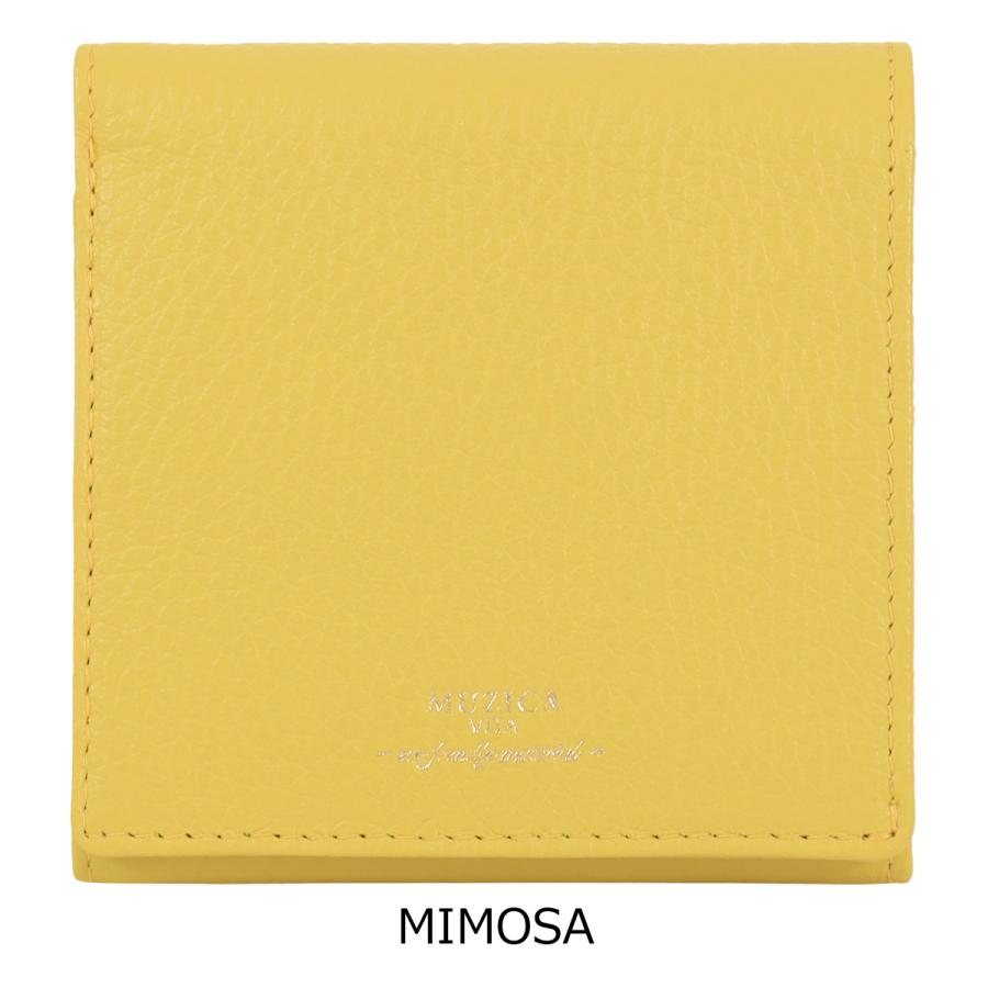 ムジカ・ヴィータ 二つ折り財布 ミニ財布 本革 イタリアンレザー レディース M1018 MUZICA VITA | 薄型 牛革 レザー 薄い ...