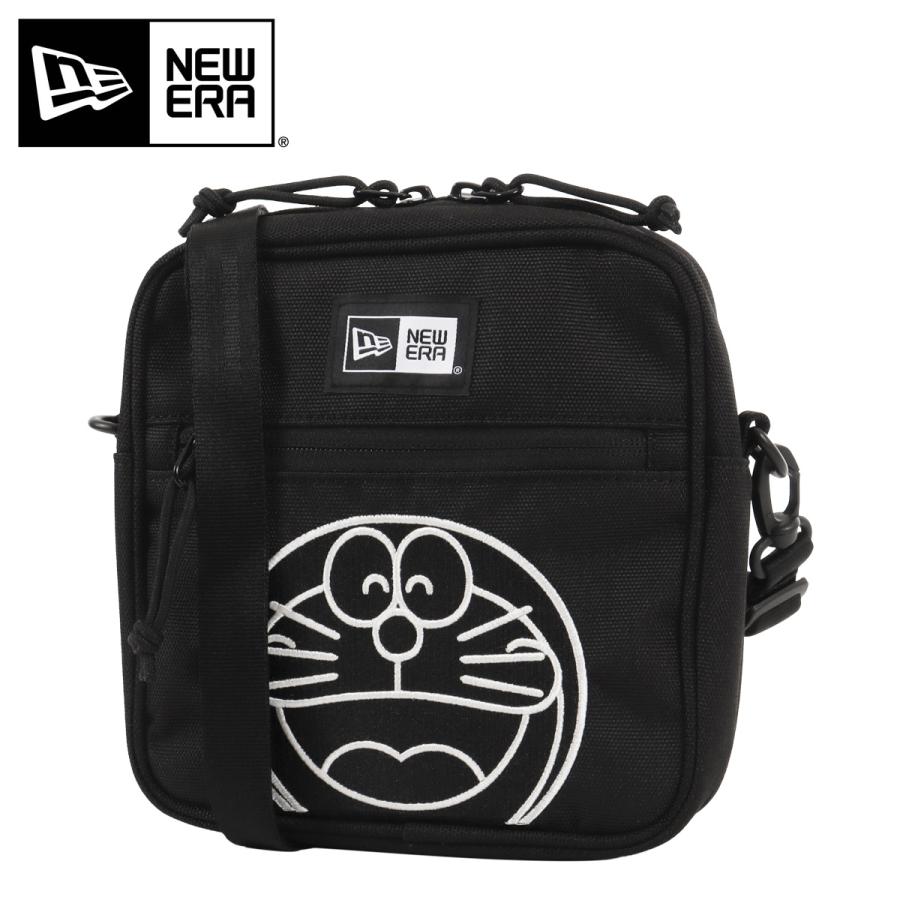 NEW ERA ドラえもん バッグ 黒 NEW ERA（ニューエラ） ドラえもん ショルダーポーチ メンズ