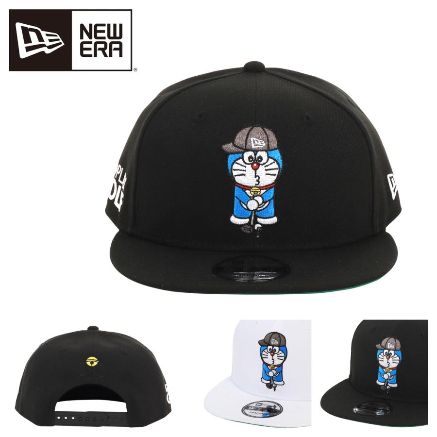 ドラえもん×ニューエラ キャップ ウォッシュドデニム シルバーメタルプレート 未使用品 ニューエラ ドラえもん コラボ メタルプレート