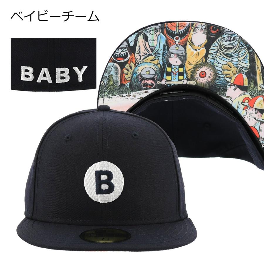 ニューエラ キャップ 59FIFTY ゲゲゲの鬼太郎 おばけナイター メンズ レディース NEW ERA 帽子｜sacsbar｜11