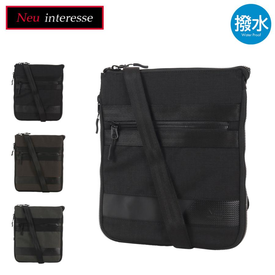 【レビュー投稿で+5％還元】ノイインテレッセ ショルダーバッグ 縦型  メンズ 3528 Geheimnis Neu interesse  撥水 BEATTEX  カジュアル 薄め コンパクト クリスマス_mp Neu interesse（ノイインテレッセ） ショルダーバッグ 縦型 メンズ