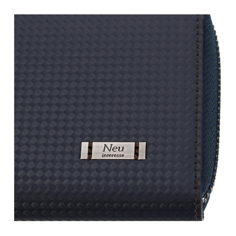 ノイインテレッセ　ナハト　ハイブリッドレザー　ラウンドファスナー長財布 Neu interesse ノイインテレッセ 長財布 ラウンドファスナー
