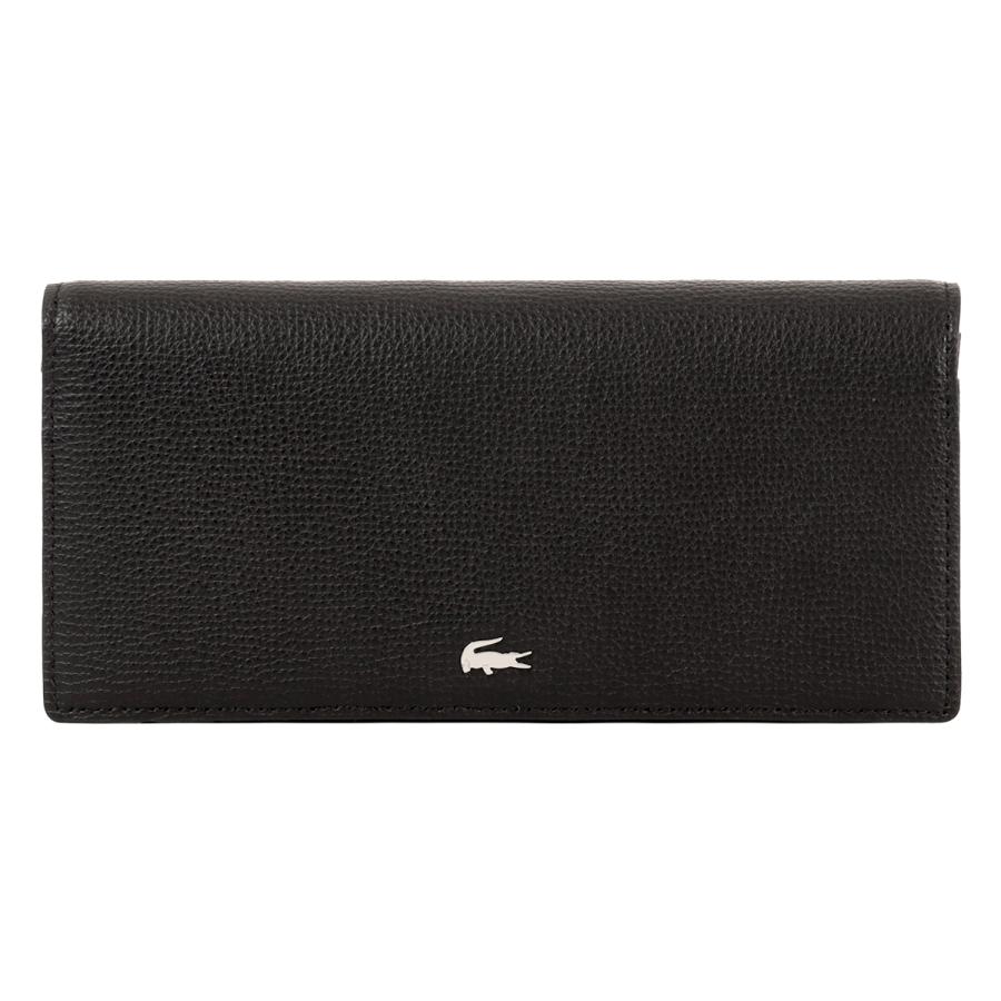 ラコステ LACOSTE レザー 長財布 ブラック LACOSTE ラコステ 長財布 ロングウォレット メンズ NH1603KP
