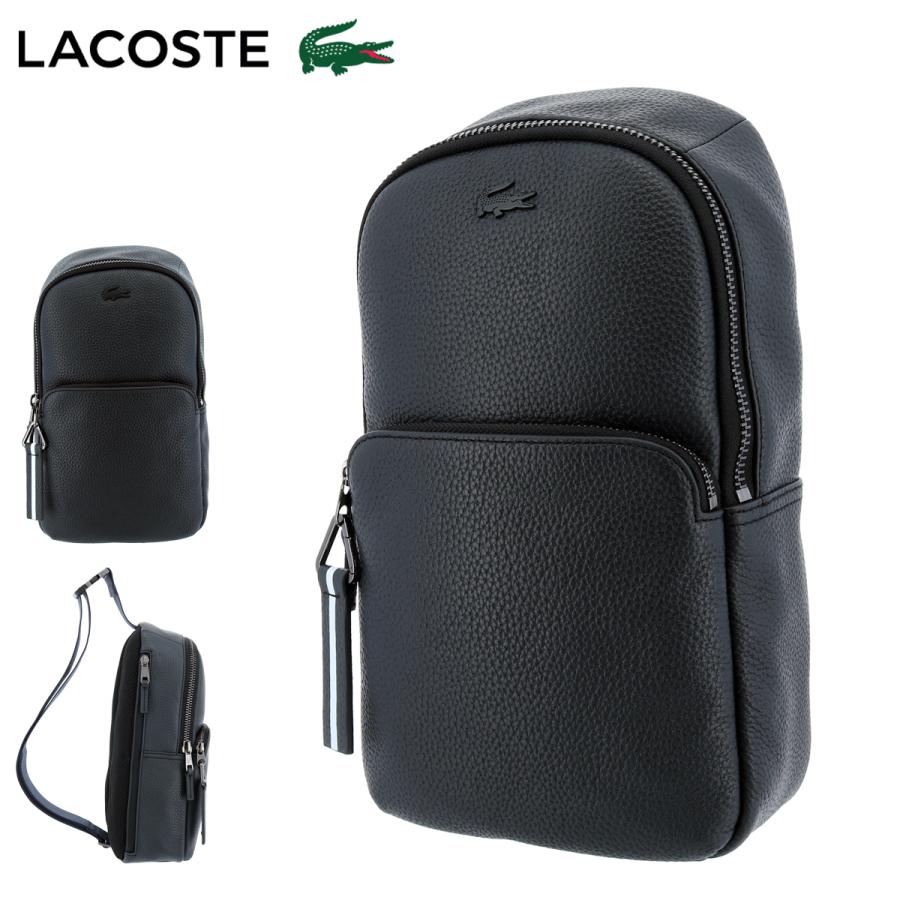 LACOSTE ラコステ ボディバッグ ALTITUDE メンズ NH2924N 牛革 