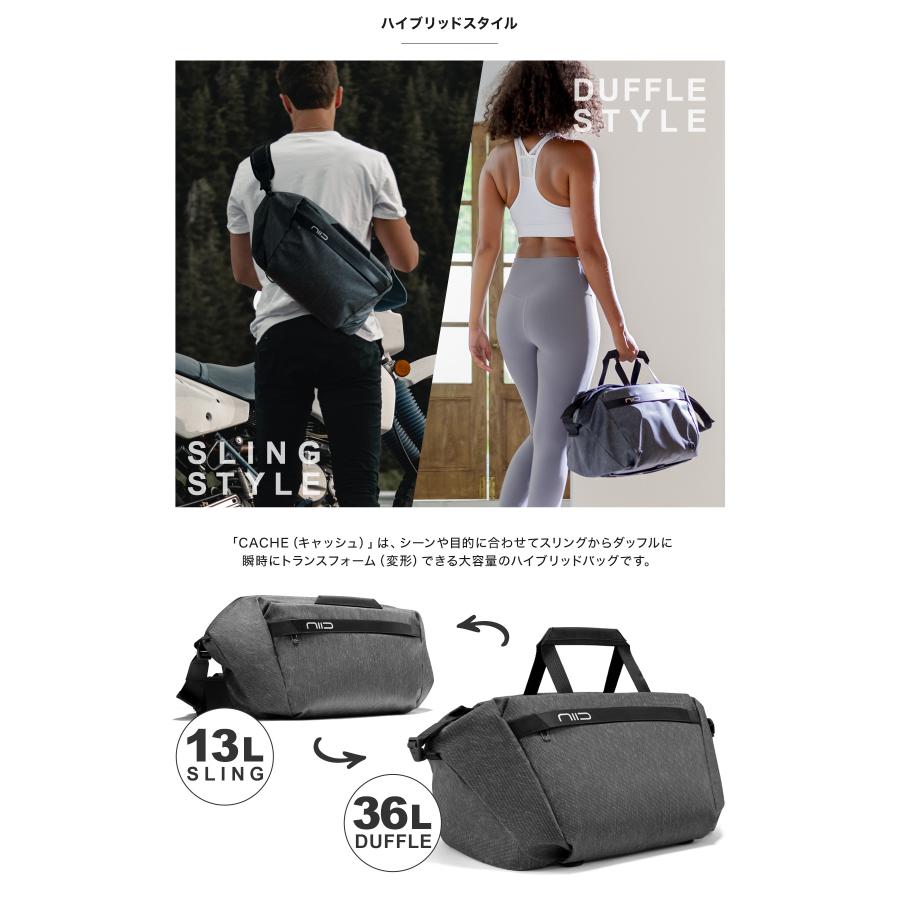 NIID CACHE 2WAYバッグ 15inchグレー (携帯ケース付) 楽天市場】今なら特典付☆ニード ボディバッグ メンズ レディース