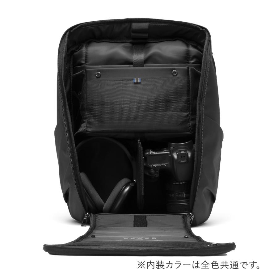 黒レザー パフデザイン リュック ニード リュック メンズ レディース デコード DECODE NIID 撥水 18L