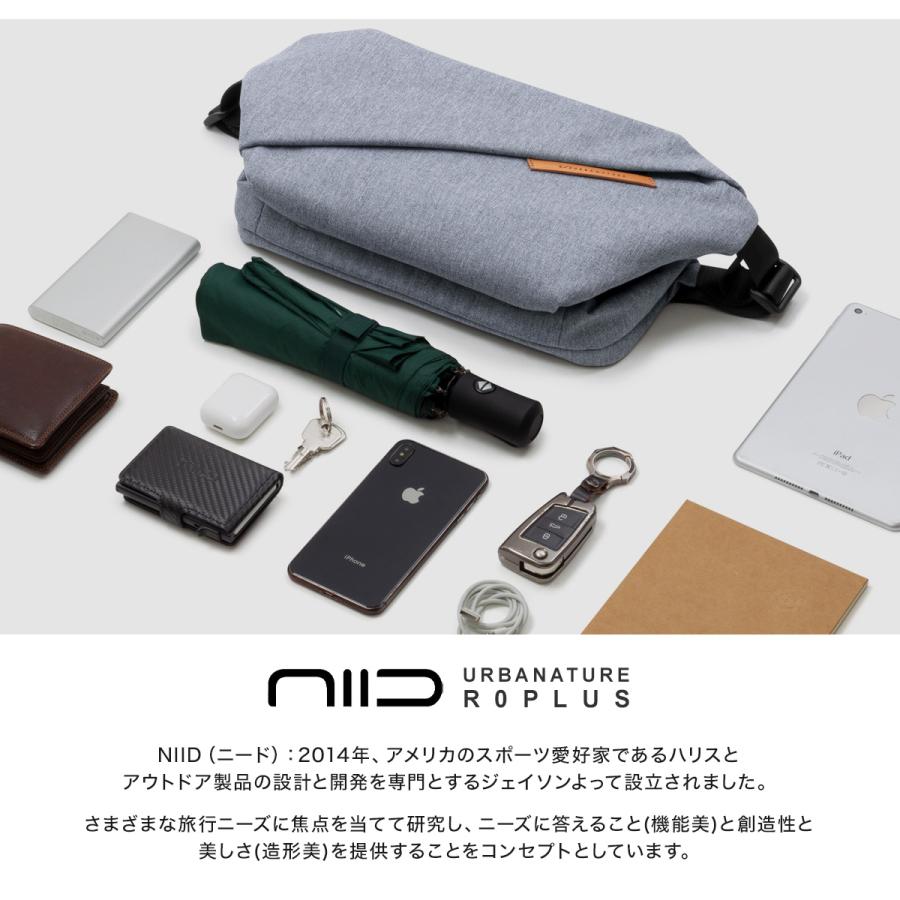 NIID URBANATURE ボディバッグラディアント R0 Plus ニード ボディバッグ メンズ レディース R0 PLUS PRO NIID URBANATURE
