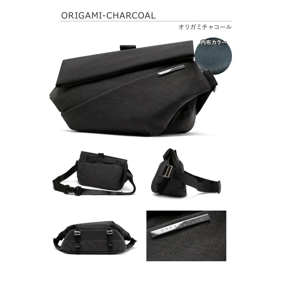 NIID スリングバック R1-PRO オリガミ・チャコール ニード ボディバッグ メンズ レディース R1 PRO NIID URBANATURE 11