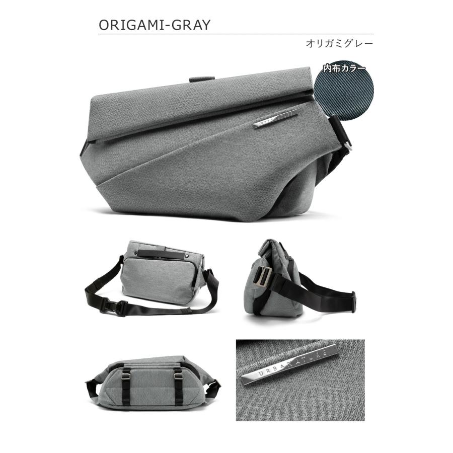 ニード NIID スリングバッグ URBANATURE グレー ニード ボディバッグ メンズ レディース R1 PRO NIID URBANATURE 11