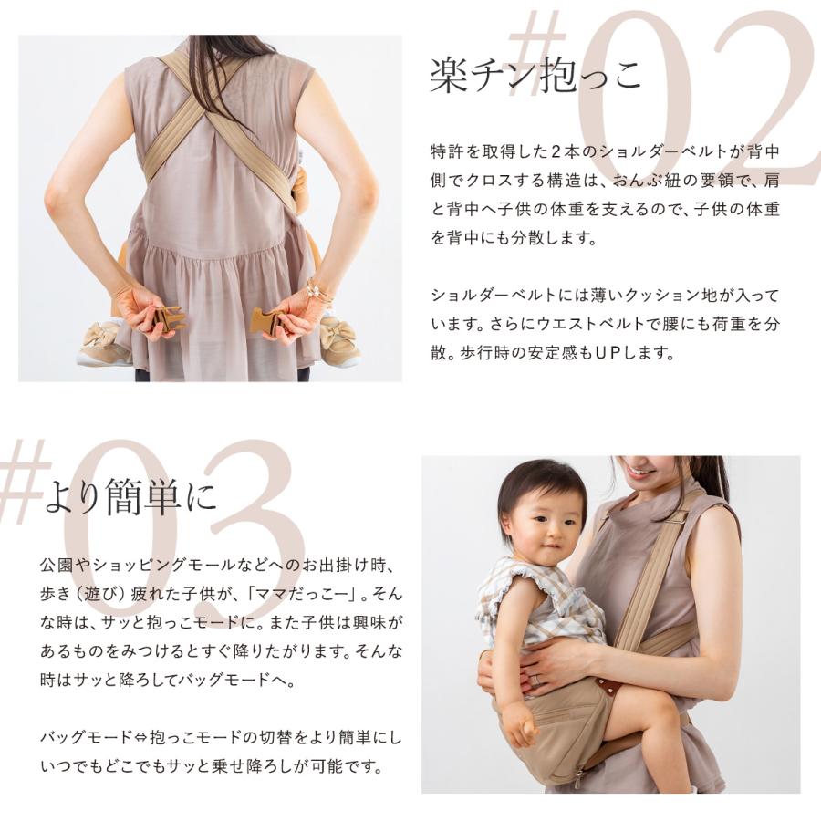 N/ORN（ノルン） マーニ 抱っこバッグ ボディバッグ ショルダーバッグ