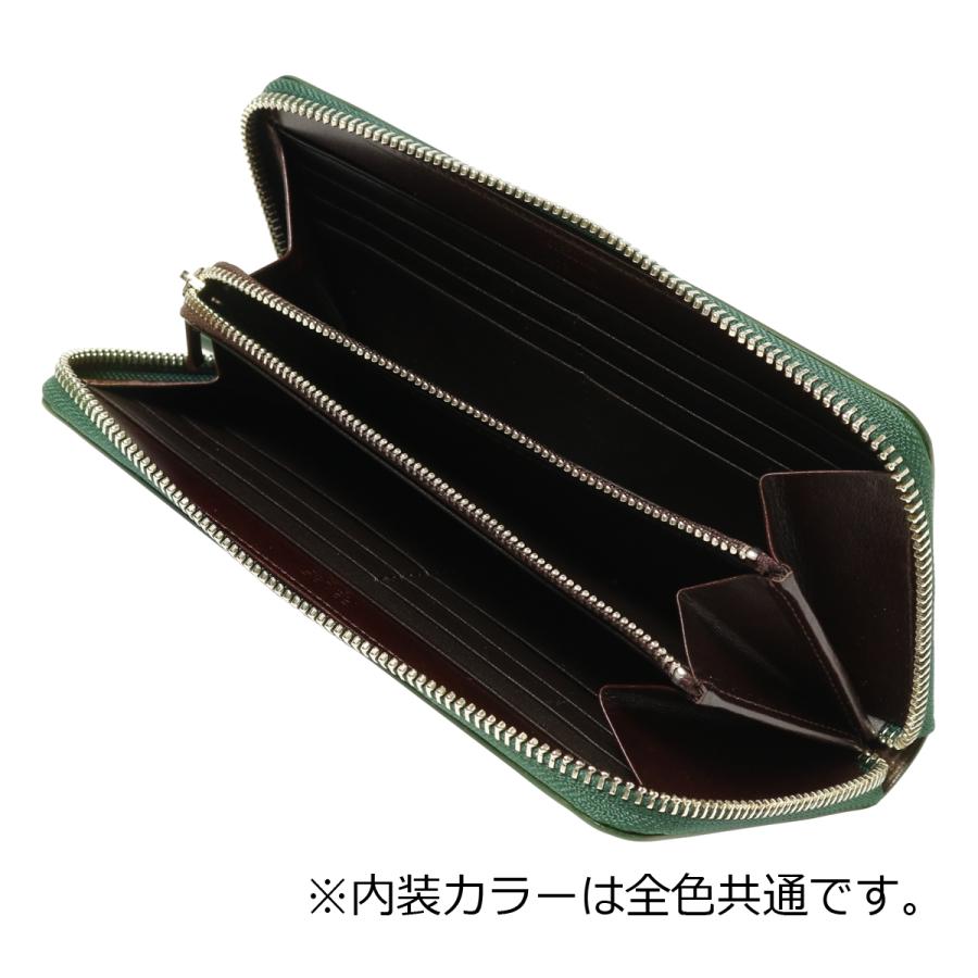 プレリー ギンザ 長財布 本革 NP49140 日本製 ナチュラルコードバン PRAIRIE GINZA ラウンドファスナー レザー 馬革の画像