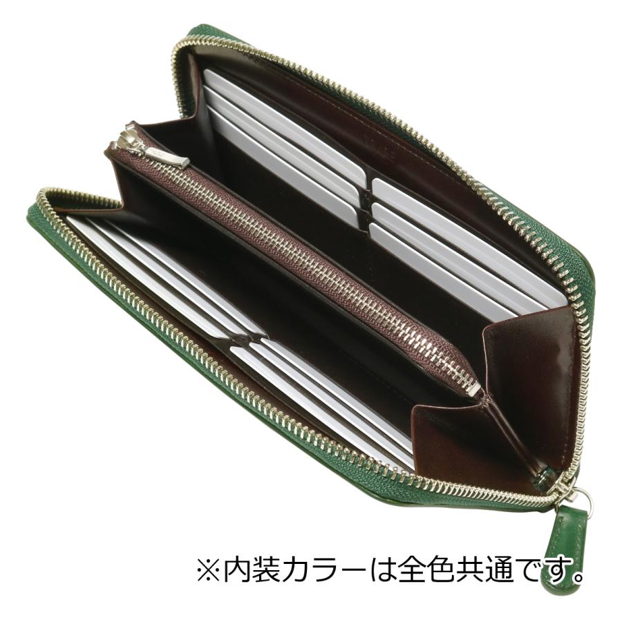 プレリー ギンザ 長財布 本革 NP49140 日本製 ナチュラルコードバン PRAIRIE GINZA ラウンドファスナー レザー 馬革の画像