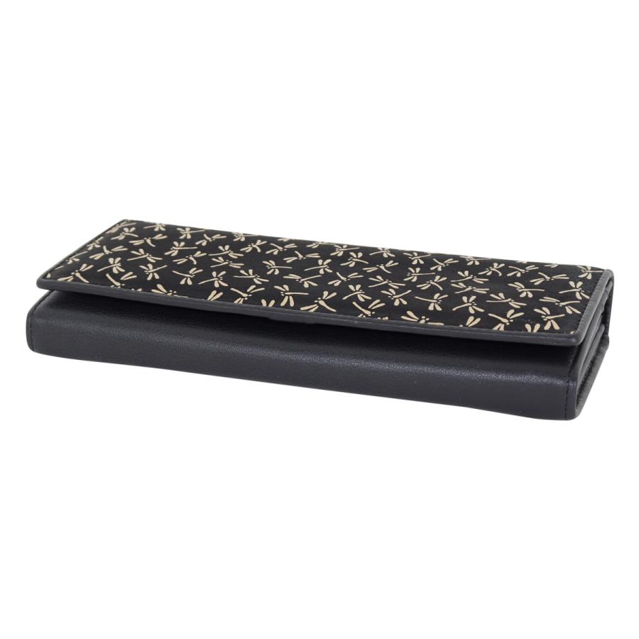 le prairies（ルプレリー） ギンザ 長財布 かぶせ 本革 レザー 印伝