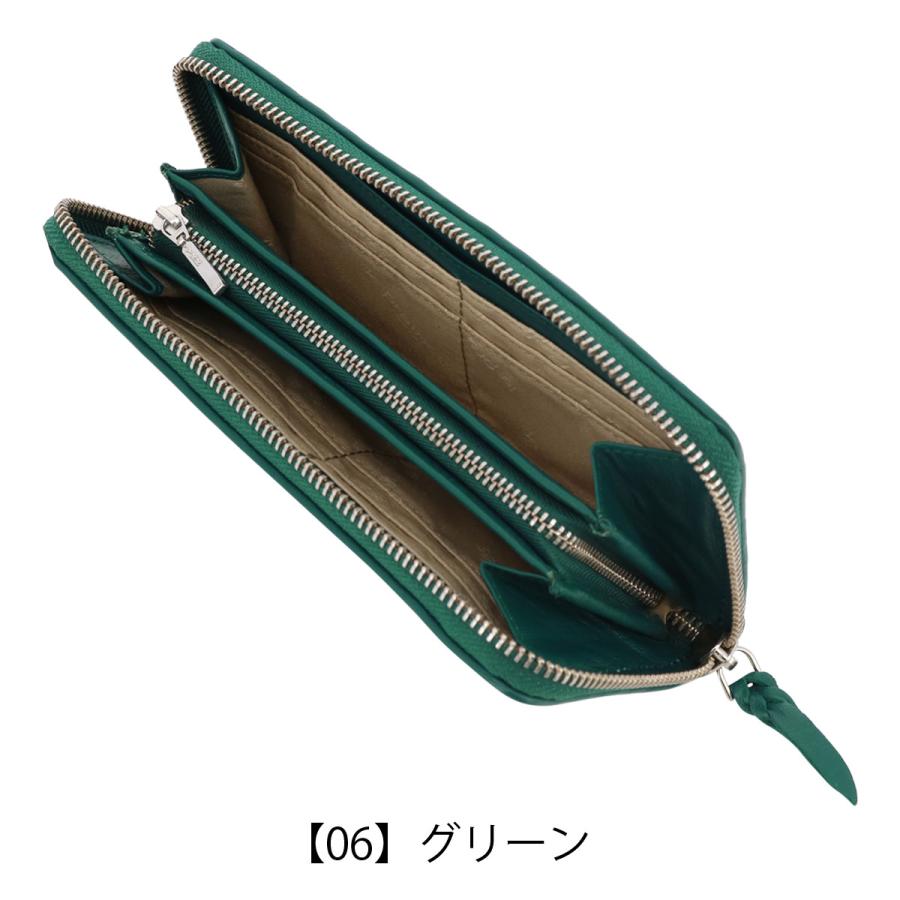 le prairies（ルプレリー） ギンザ 長財布 羊革 ラウンドファスナー 本