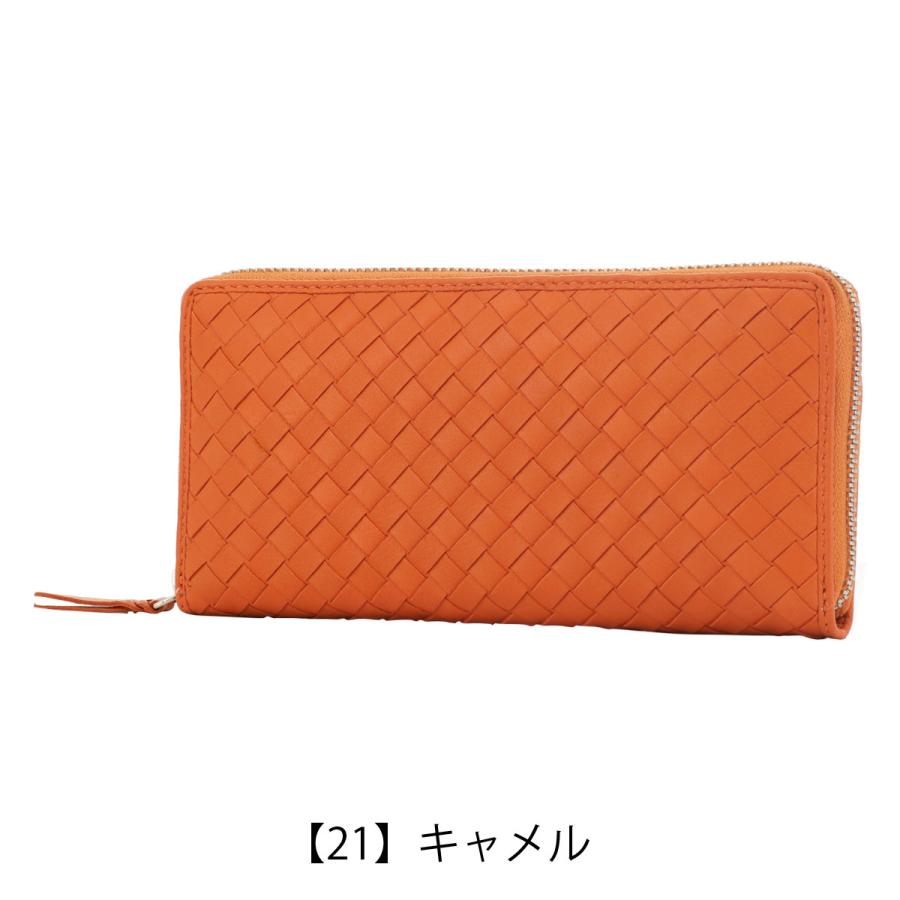 le prairies（ルプレリー） ギンザ 長財布 羊革 ラウンドファスナー 本