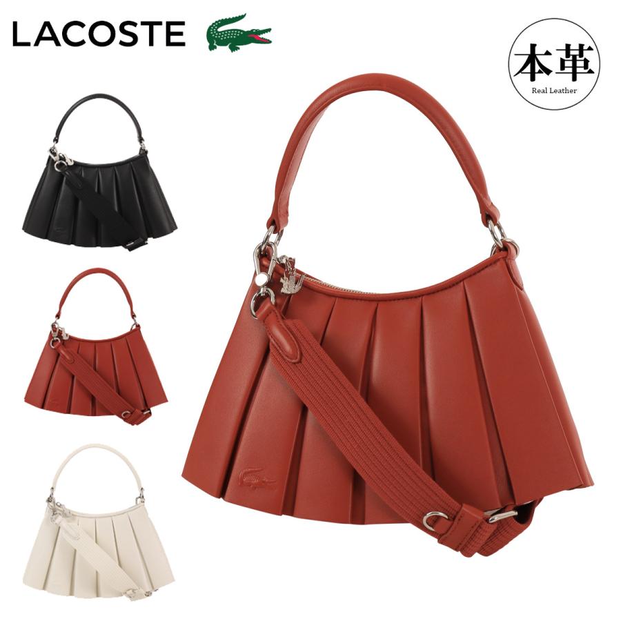 LACOSTE（ラコステ） ショルダーバッグ 本革 レディース NU5011DP