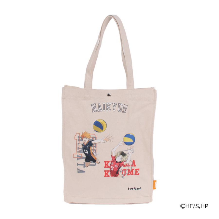 ハイキュー　トートバッグ ハイキュー!! トートバッグ キャンバス プリント A4 メンズ
