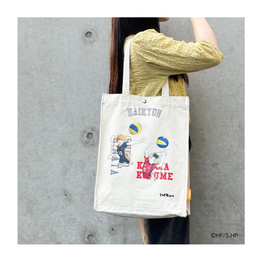 ハイキュー!! トートバッグ キャンバス プリント A4 メンズ レディース