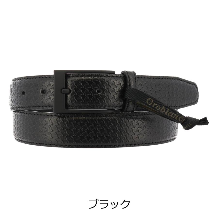 【レビュー投稿で+5％還元】オロビアンコ ベルト 本革 レザー ブラックシリーズ メンズ ORB-011000 日本製 Orobianco 牛革 Orobianco（オロビアンコ） ベルト 本革 レザー ブラックシリーズ