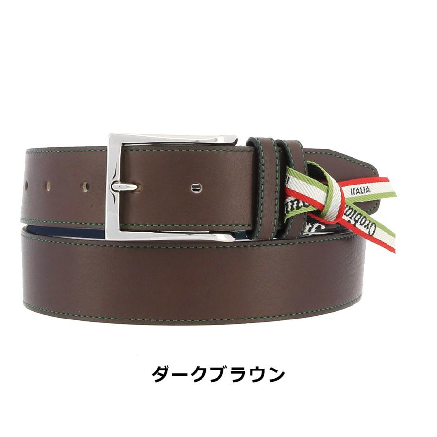 オロビアンコ  ベルト　ブラウン　新品未使用 33mm幅 ステッチカラーベルト （BROWN） -オロビアンコ(Orobianco)公式