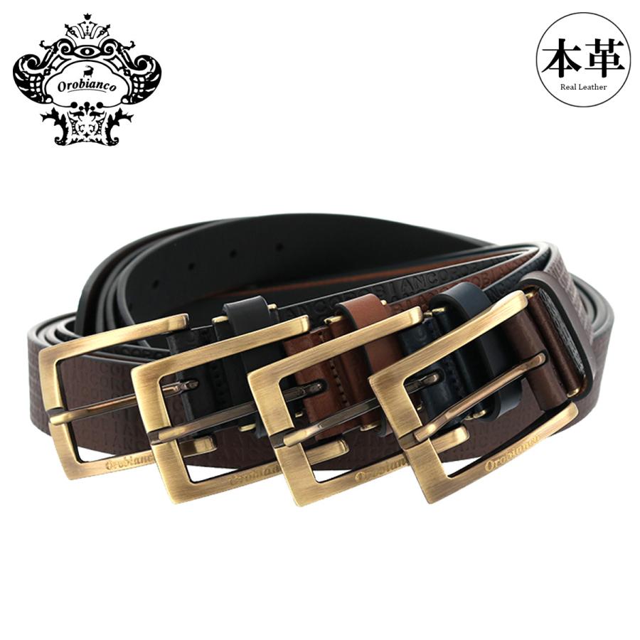 【レビュー投稿で+5％還元】オロビアンコ ベルト 031018 Orobianco 牛革 本革 レザー イタリア製 ギフト プレゼント 男性 クリスマス_mp Orobianco（オロビアンコ） ベルト メンズ ORB-031018 イタリア製 牛革