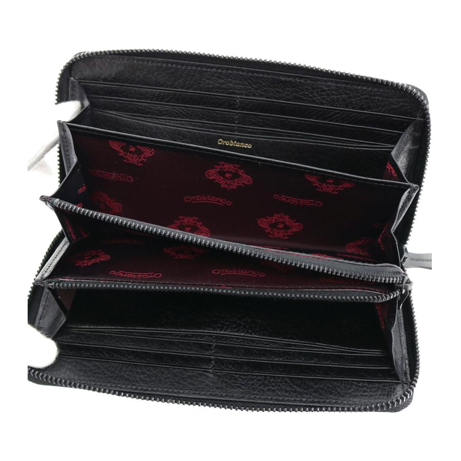 新品未使用 オロビアンコ ウォレット ラウンドファスナー Orobianco 財布 クラシックエンボス ラウンドファスナー ビル